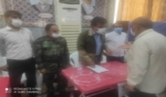 برگزاری میز خدمت در مصلی نماز جمعه خورموج