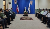 دیدار مدیرکل منابع طبیعی وآبخیزداری بوشهر با نماینده ولی فقیه در استان و امام جمعه بوشهر
