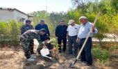 کاشت نهال به مناسبت روز جهانی جنگلبان در شهرستان بوشهر