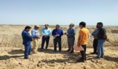 بازدید معاونت امور عمرانی استانداری از پروژه جنگلکاری چهل هکتاری با استفاده از پساب فاضلاب شهر بوشهر