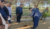 بازدیدمشاور جوانان وزیر جهاد کشاورزی از پروژه های منابع طبیعی