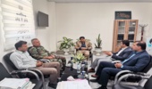 مدیر کل منابع طبیعی و آبخیزداری به مناسبت هفته منابع طبیعی و آبخیزداری با رئیس کل دادگستری استان بوشهر دیدار کرد.
