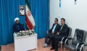 دیدار مدیر کل منابع طبیعی و آبخیزداری استان بوشهر با امام جمعه شهرستان جم