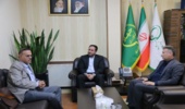 دیدار رئیس سازمان جهاد کشاورزی استان بوشهربا رئیس سازمان امور اراضی کشور