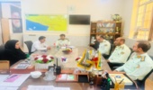دیدار رئیس اداره منابع طبیعی و آبخیزداری شهرستان گناوه با فرمانده انتظامی شهرستان گناوه 