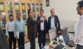 بازدید معاون هماهنگی امور اقتصادی استانداری ورئیس سازمان مدیریت و برنامه ریزی از اداره کل منابع طبیعی و آبخیزداری استان بوشهر