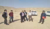  بازدید کارشناسان گروه ارزشیابی اداره کل منابع طبیعی و آبخیزداری استان بوشهر از سد و بند خاکی دره امیری و پروژه ۶۰ هکتاری جنگلکاری.