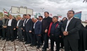 رئیس سازمان منابع طببعی و آبخیزداری کشور به همراه وزیر جهاد کشاورزی وارد استان بوشهر شد