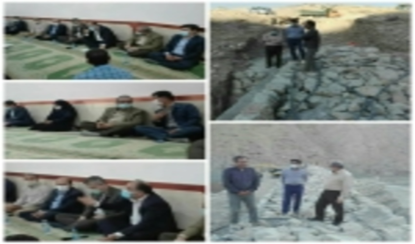 رفع مشکلات روستای شاه پسرمرد و بازدید از پروژه آبخیزداری روستای رود فاریاب