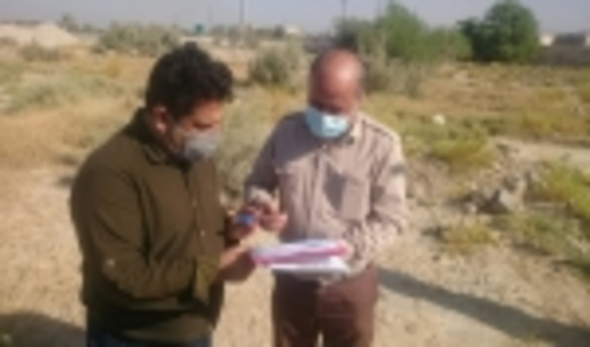 اجرای قرار معاینه محل در اراضی ملی روستای راهدار  و روستای دقاید شهرستان دشتستان