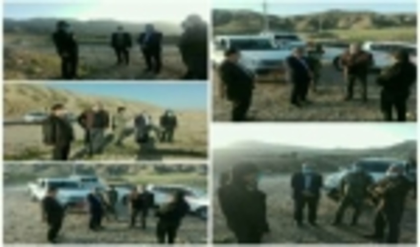 بازدید  مدیر کل محترم منابع طبیعی استان و هیئت همراه از اراضی ملی  روستای نینیزک