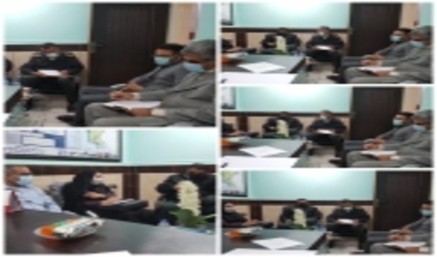 جلسه هم انديشي در خصوص مبارزه با زمين خواري  شهرستان گناوه