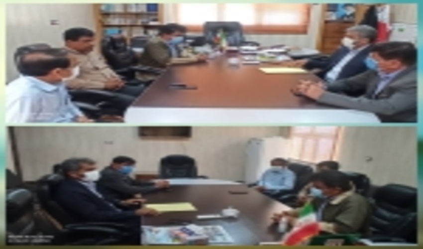 دیدار بخشدار شُنبه و طسوج با رییس منابع طبیعی دشتی