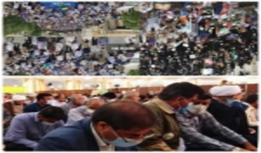 حضور پر شور مسئولین منابع طبیعی و آبخیزداری استان بوشهر  در راهپیمایی روز جهانی قدس