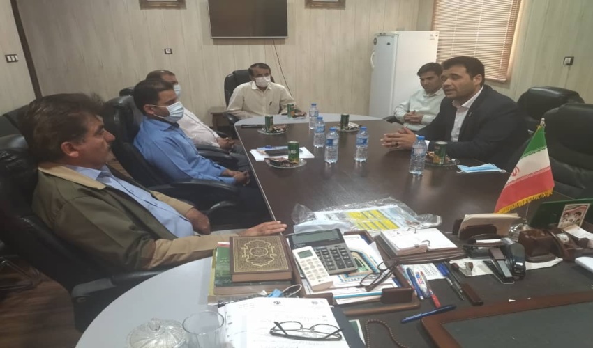 دیدار شهردار خورموج با رییس منابع طبیعی شهرستان دشتی