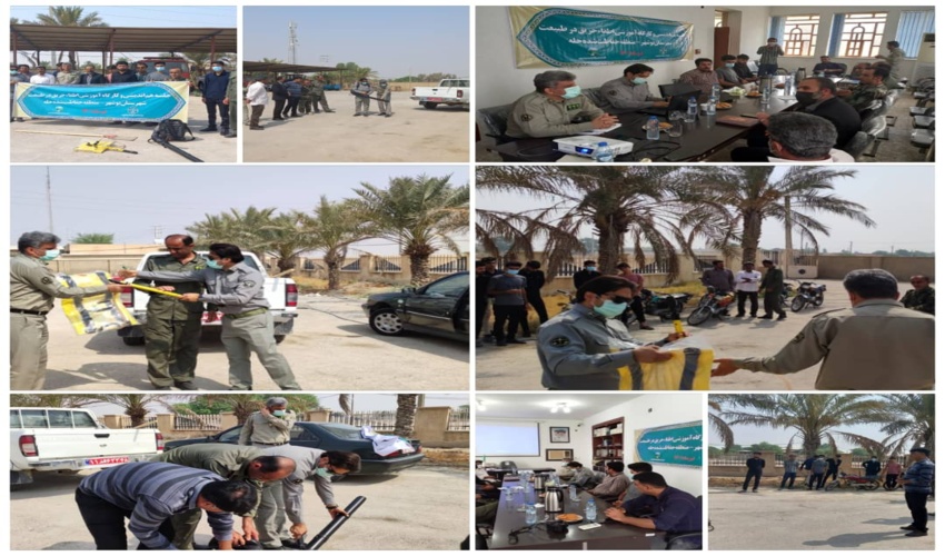 جلسه هم اندیشی و کلاس آموزشی اطفاء حریق شهرستان بوشهر