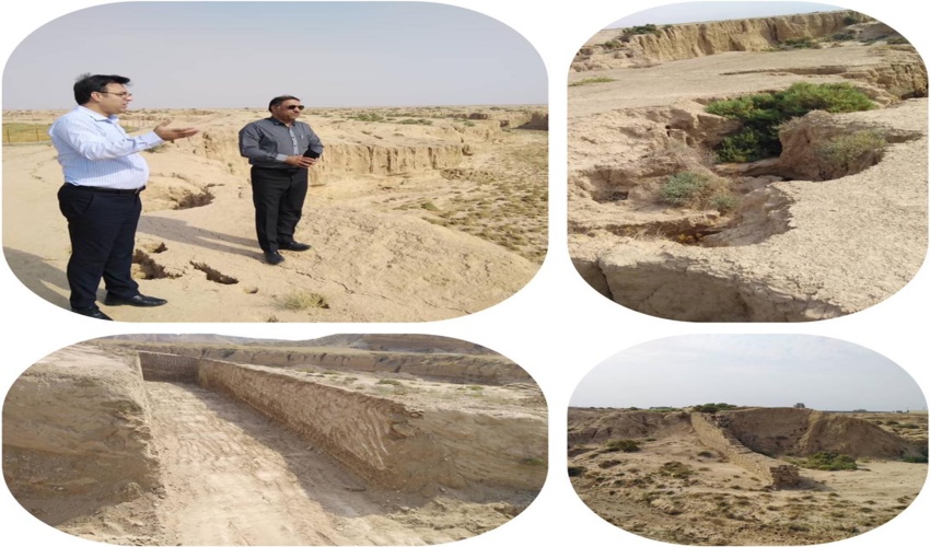 بازدید میدانی معاون فرماندار و رئیس اداره منابع طبیعی دیلم روند اجرایی پروژه آبخیزداری دره امیری