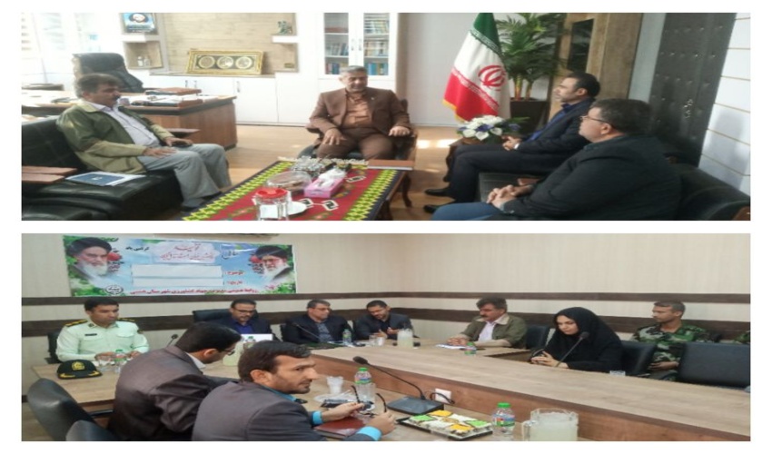 دیدار مدیرکل منابع طبیعی و آبخیزداری استان بوشهر با فرماندار دشتی