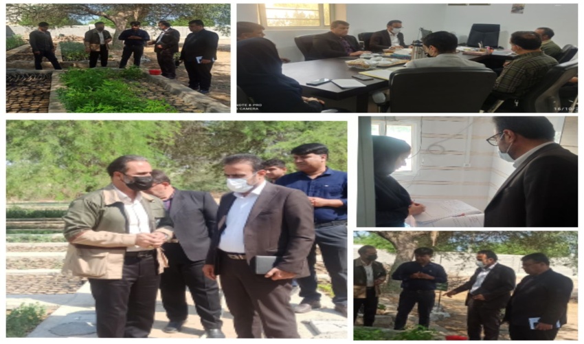 بازدید مدیرکل منابع طبیعی و آبخیزداری استان از شهرستان بوشهر