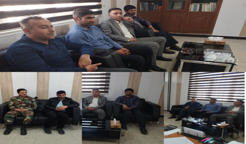 برگزاری نشست  کارکنان اداره منابع طبیعی شهرستان دیلم با مجری طرح نهالستان محمد بویراتی 