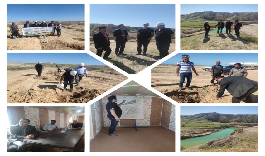 کاشت نهال و نشست با عوامل اجرایی پروژه  بند دره امیری با حضور سرپرست اداره منابع طبیعی و آبخیزداری شهرستان دیلم 