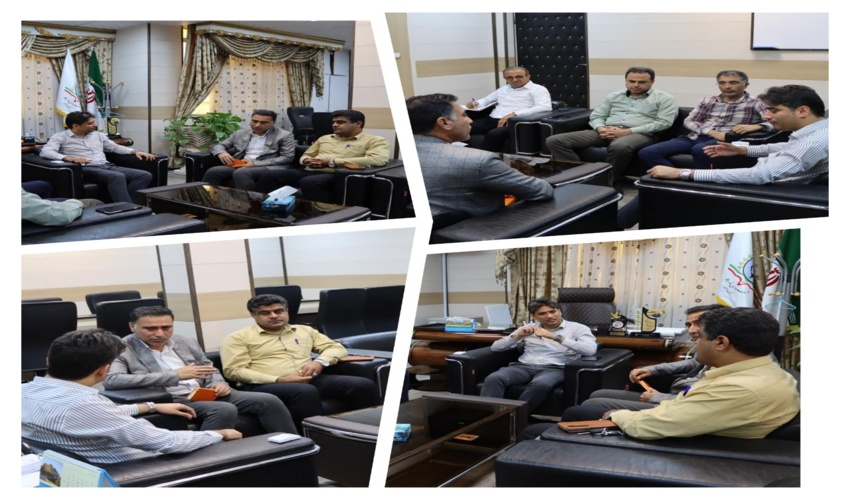 نشست رییس اداره منابع طبیعی و آبخیزداری با شهردار دیلم