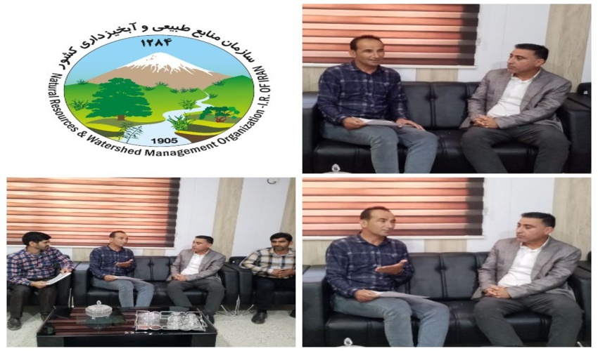 دیدار سرپرست اداره منابع طبیعی و آبخیزداری با ریاست شورای بخش مرکزی شهرستان دیلم