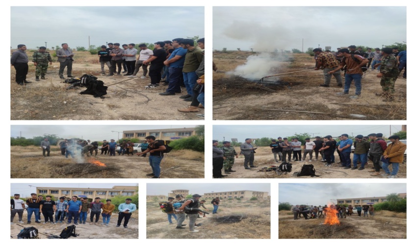 برگزاری کارگاه آموزشی اطفا حریق ویژه دانش آموزان همیار طبیعت در هنرستان ولی عصر دیلم