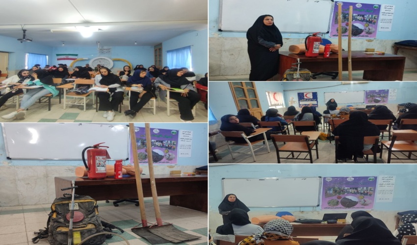  برگزاری کارگاه آموزشی پیشگیری و اطفال حریق شهرستان گناوه 