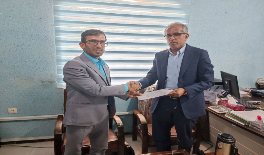 دیدار مدیر عامل شرکت هونامیک کانی زرین با رئیس اداره منابع طبیعی و آبخیزداری شهرستان دیر