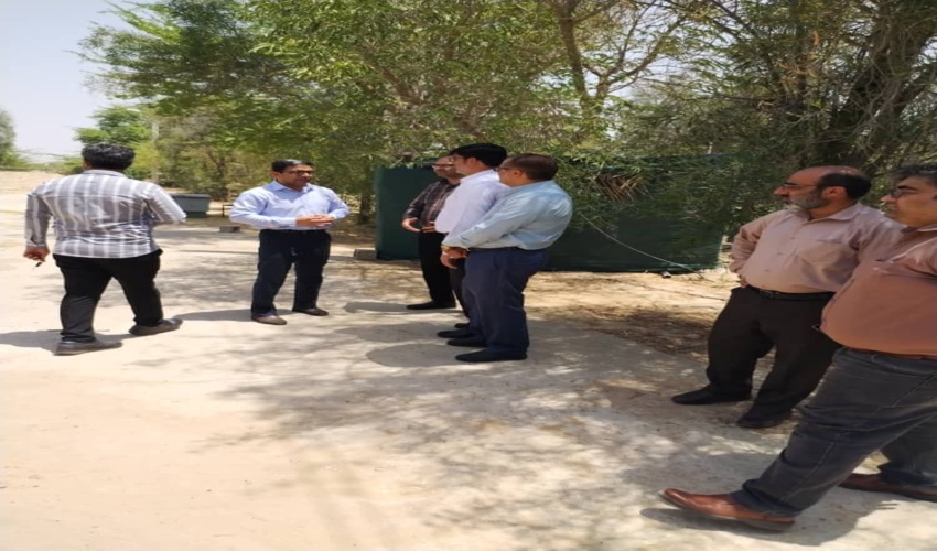 بازدید فرماندار دشتستان از نهالستان پارک سرکره