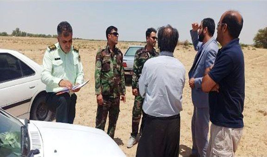 دویست و چهارهزار و چهارصد و پنج متر مربع از اراضی ملی روستای چاه کوتاه  در شهرستان بوشهر،خلع ید و رفع تصرف شد   