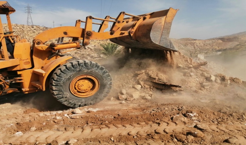 مساحت 2653 مترمربع اراضی ملی در شهر جم  رفع تصرف گردید