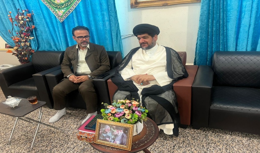 دیدار مدیر کل منابع طبیعی و آبخیزداری با امام جمعه شهرستان گناوه 