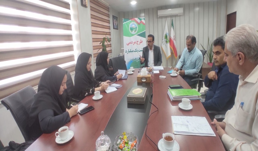 نشست خبری طرح مردمی کاشت یک میلیارد درخت در بوشهر 