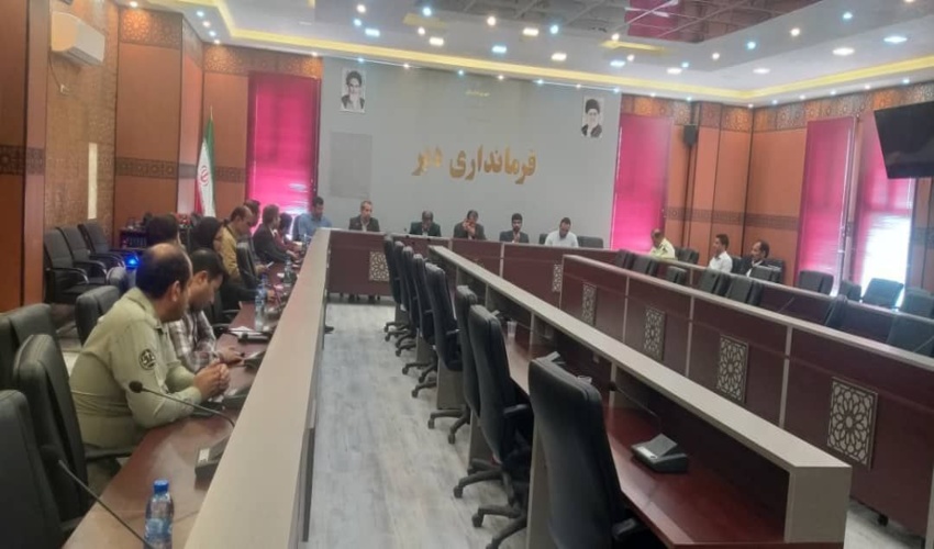 برگزاری نشست هماهنگی طرح مردمی کاشت یک میلیارد درخت در شهرستان دیر