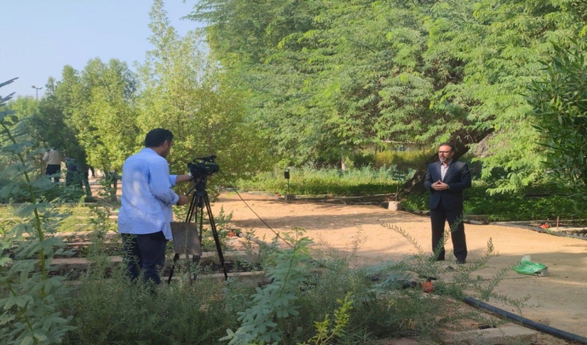 برنامه ضبط و  تولید مستند طرح مردمی کاشت یک میلیارد درخت- نهالستان بوشهر