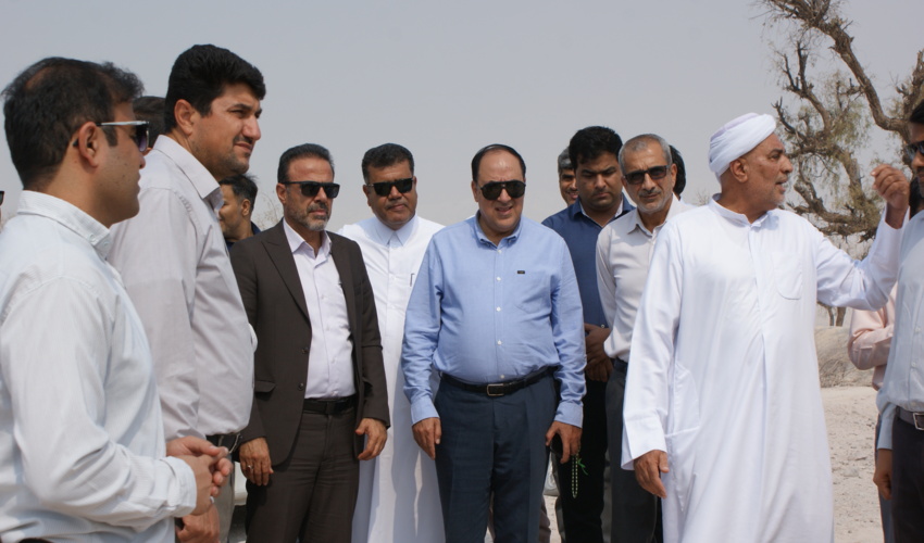  بازدیدمدیر کل منابع طبیعی و هییت همراه از پروژه  های موفق برگرفته از دانش بومی در استان هرمزگان انجام شد 