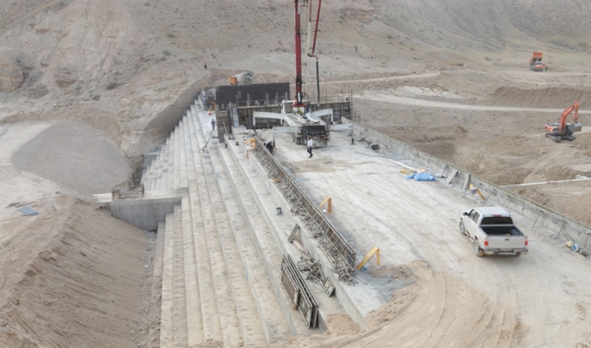 سد دره‌امیری دیلم ۶۰ درصد پیشرفت فیزیکی دارد