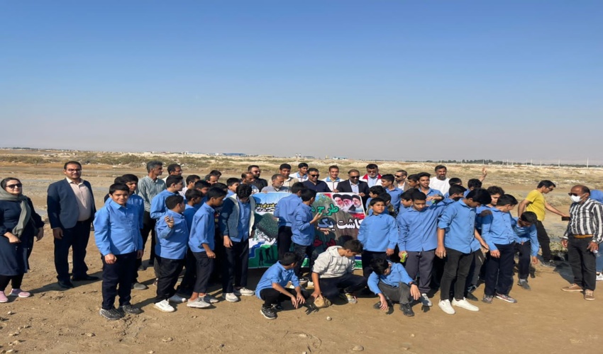 برگزاری پویش سراسری آغاز کاشت یک میلیارد درخت در شهرستان تنگستان