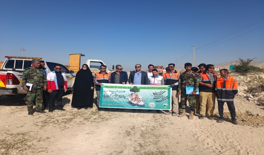 برنامه روز دوم درختکاری در شهرستان دیر 