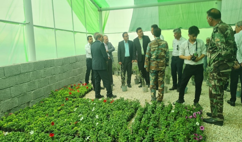 افتتاح نهالستان در محل پالایشگاه فجر جم با حضور مدیر کل منابع طبیعی و آبخیزداری استان بوشهر