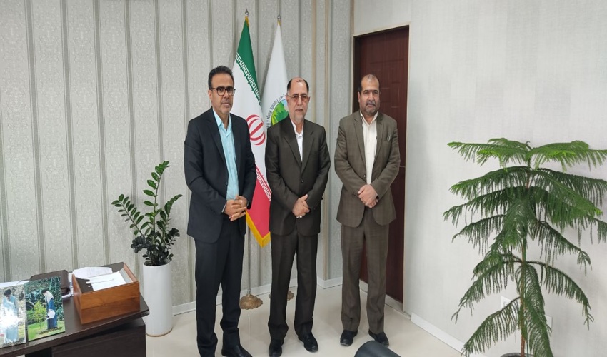 دیدار فرماندار شهرستان گناوه بامدیرکل منابع طبیعی و آبخیزداری استان بوشهر