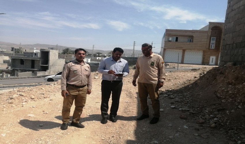 خلع ید و رفع تصرف ۸۳۹۵۷ متر مربع از اراضی ملی در شهرستان تنگستان