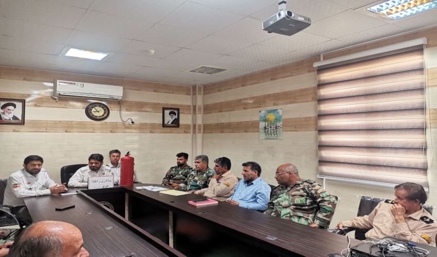 برگزاری کارگاه آموزشی پیشگیری و اطفاء حریق شهرستان دشتستان 