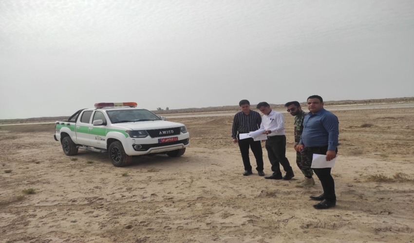 اجرای حکم رفع تصرف از اراضی ملی در رقبه چهارروستایی