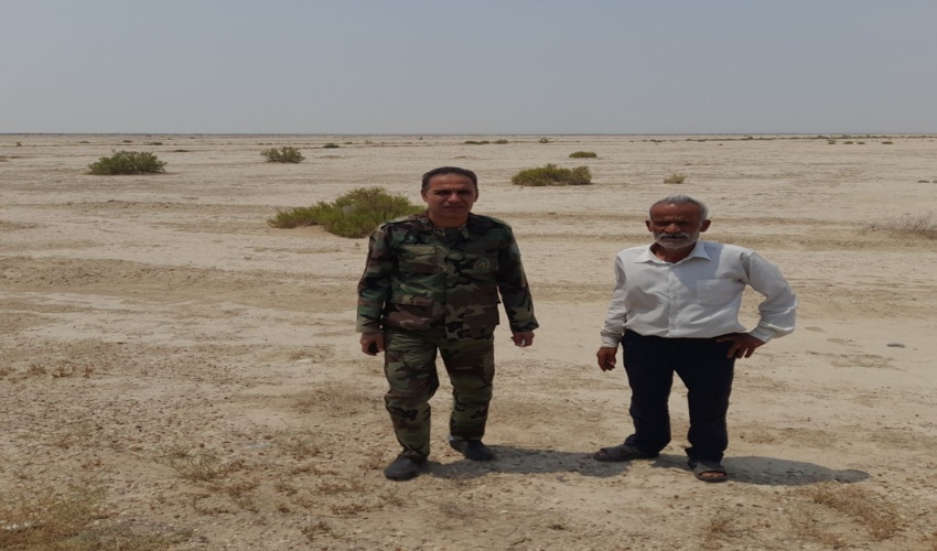 خلع ید و رفع تصرف 68981متر مربع از اراضی ملی رقبه بنیاد