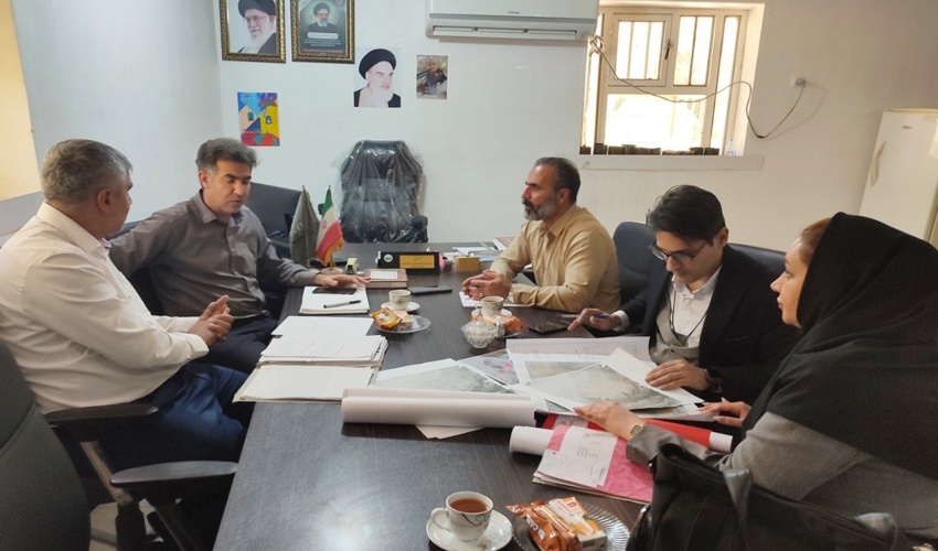  جلسه کارگروه رفع تداخلات موضوع ماده ۵۴  قانون رفع موانع تولید و  کمیسیون ماده واحده اراضی اختلافی ماده ۵۶  در شهرستان بوشهر ب