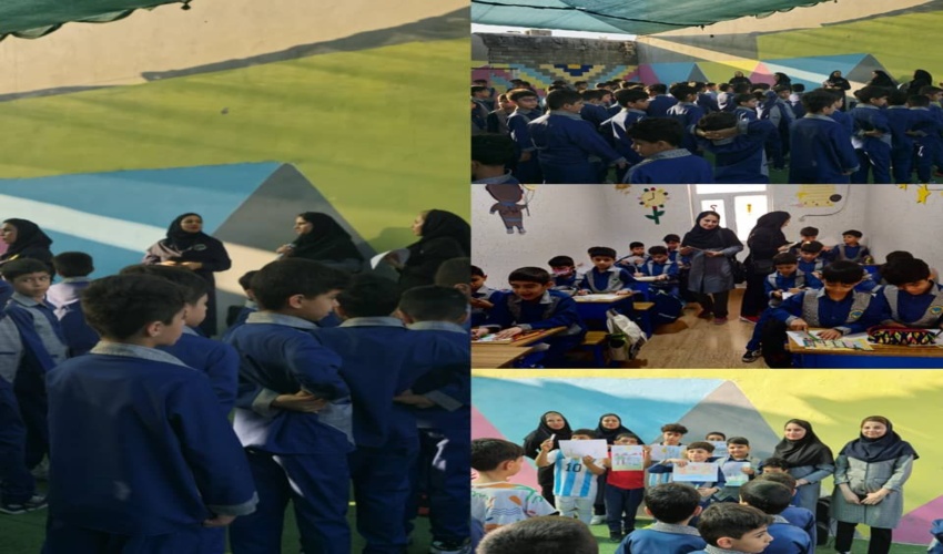 بمناسبت هفته کودک مراسمی در دبستان دانشمند با حضور کارشناسان اداره منابع طبیعی و مربیان و دانش آموزان برگزار شد