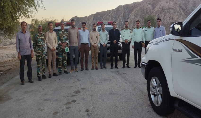  مانور پدافند غیر عامل در ایستگاه کنترل کوچ دوهوا بخش بوشکان شهرستان دشتستان